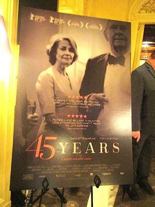 45 Years US poster at the Plaza Athénée
